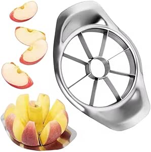 SIZAH Stainless Steel Apple Slicer – Effortless Coring & Slicing for Apples, Pears & More