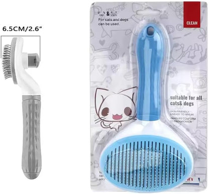 SIZAH Dog and Cat Grooming Brush - Gentle, Effective Pet Grooming for a Clean Home