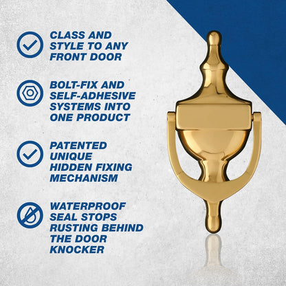 SIZAH Victorian Urn Door Knocker - Timeless Elegance and Durability for Your Front Door