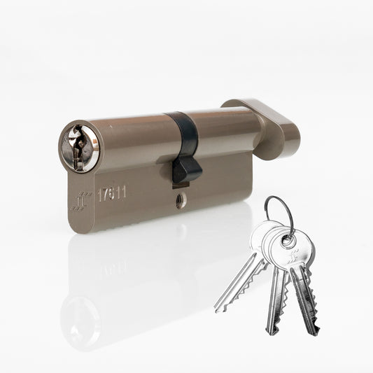 SIZAH Euro Cylinder Thumb Turn Lock - Enhanced Security for External Doors