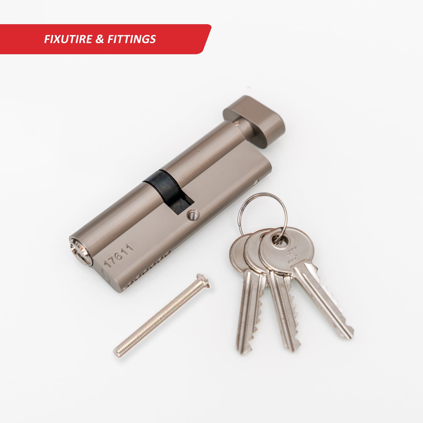 SIZAH Euro Cylinder Thumb Turn Lock - Enhanced Security for External Doors